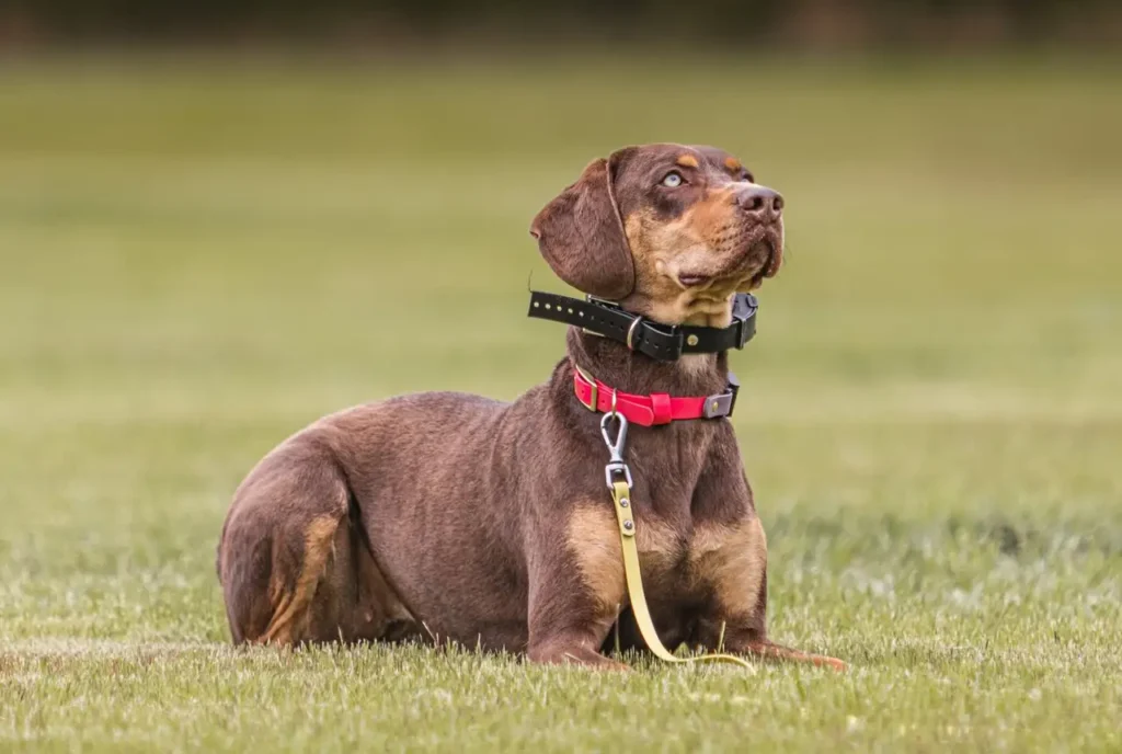 dog listeing to commands after being trained