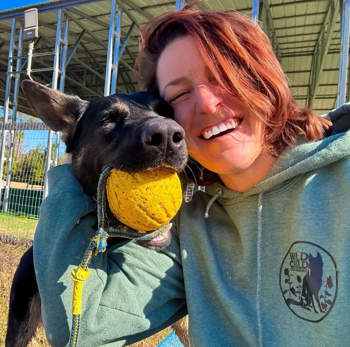 WC Dog Training experts after a training session