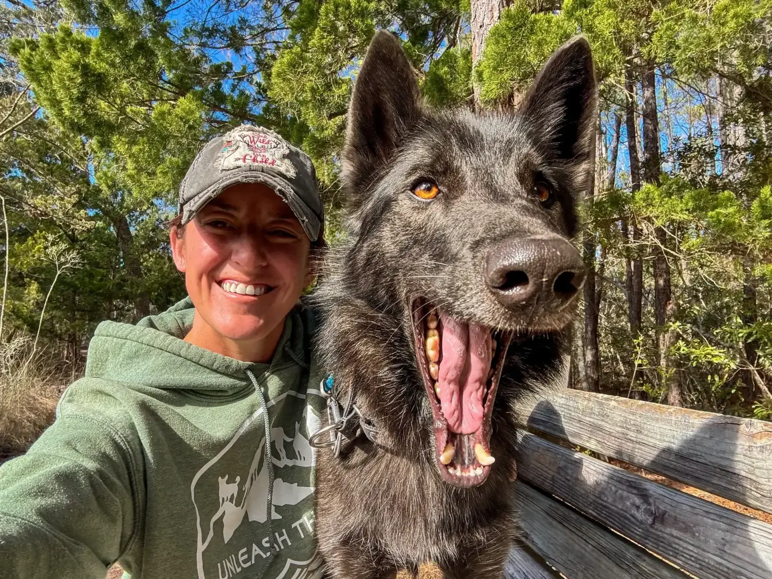 WC Dog Training expert with a trained dog